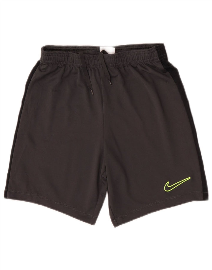 Nike Short de Sport Garçon 10-11 Ans Polyester Colorblock Noir Moyen