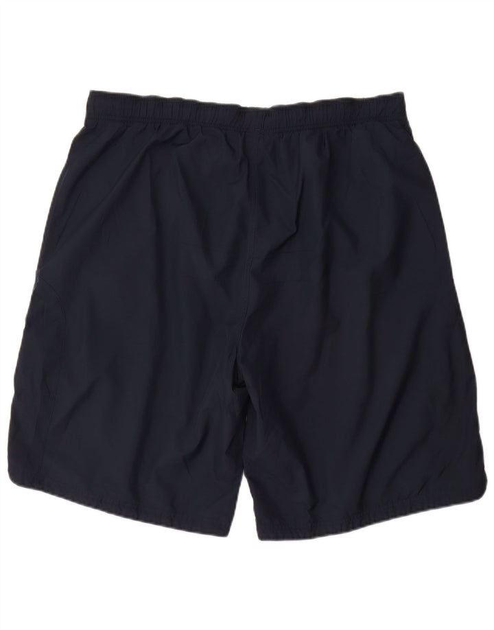 Reebok Short de Sport Homme Large Bleu Marine