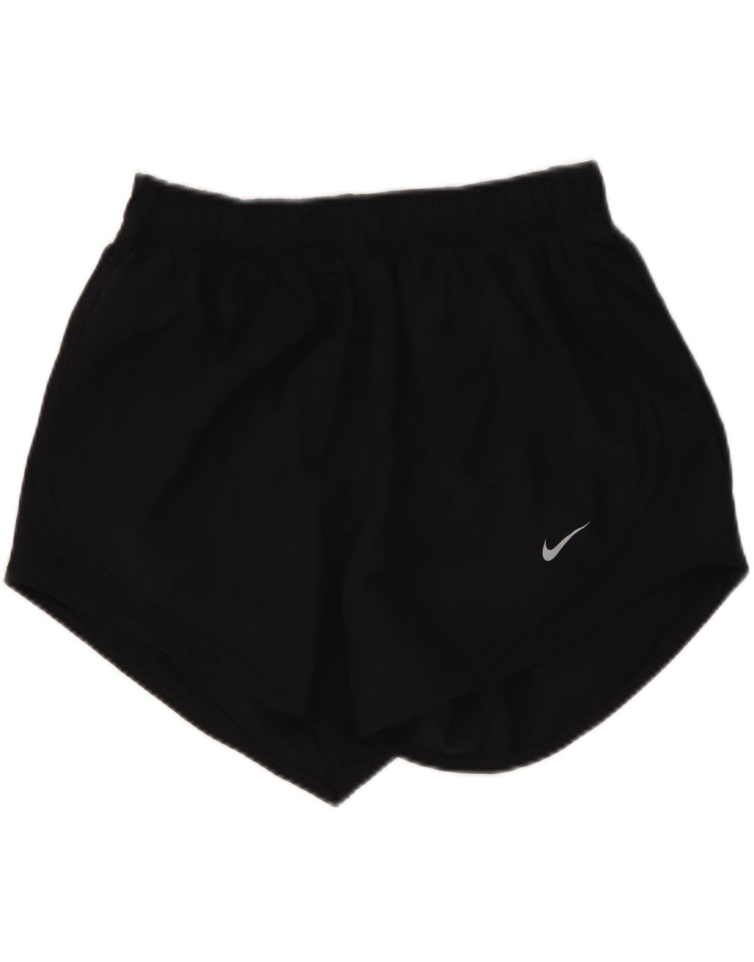 NIKE Short de sport Dri Fit pour femme UK 10 Petit Noir Polyester