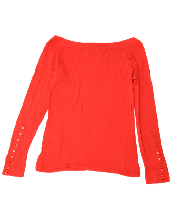 Liu Jo Haut court graphique à manches longues pour femme IT 44 Rouge moyen