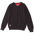 O'Neill Pull col V pour homme en coton noir Taille L