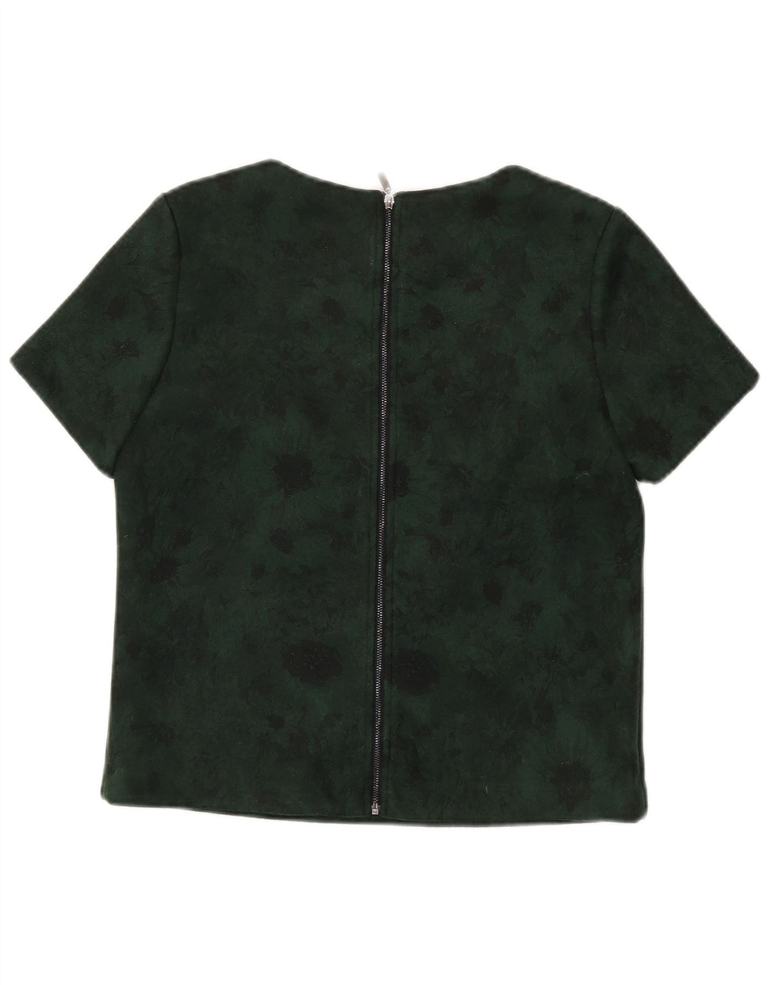 FRNCH Chemisier court pour femme UK 46 Petit vert floral en polyester