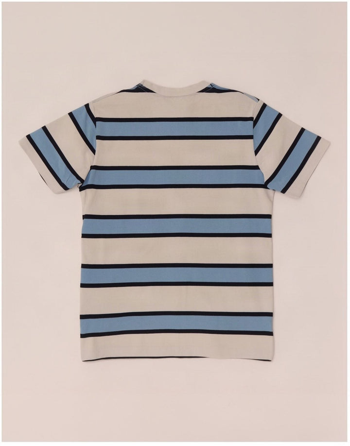 Ellesse T-Shirt Homme Petit Haut Rayé Blanc