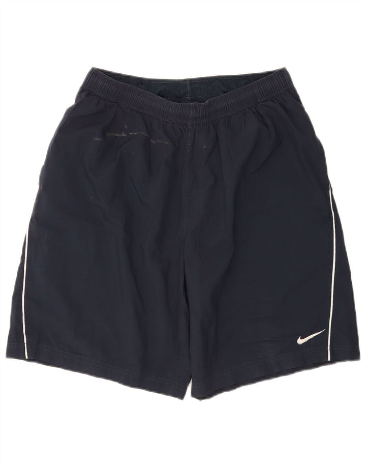 Nike Short de sport Dri Fit pour homme en polyester bleu marine moyen