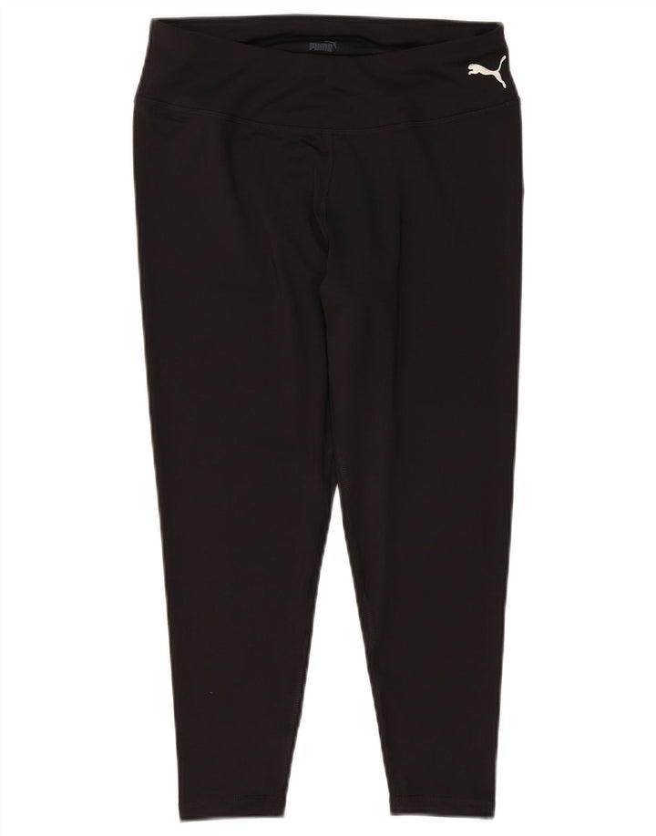 Puma Legging Capri Femme UK 44 Noir Moyen Polyester