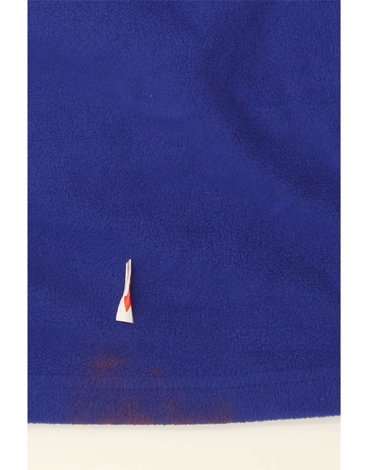 Champion Pull polaire à col zippé pour homme XL Bleu