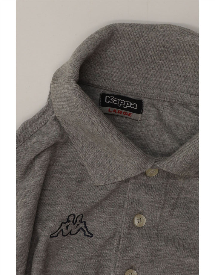 Kappa Polo Homme Grand Gris Coton