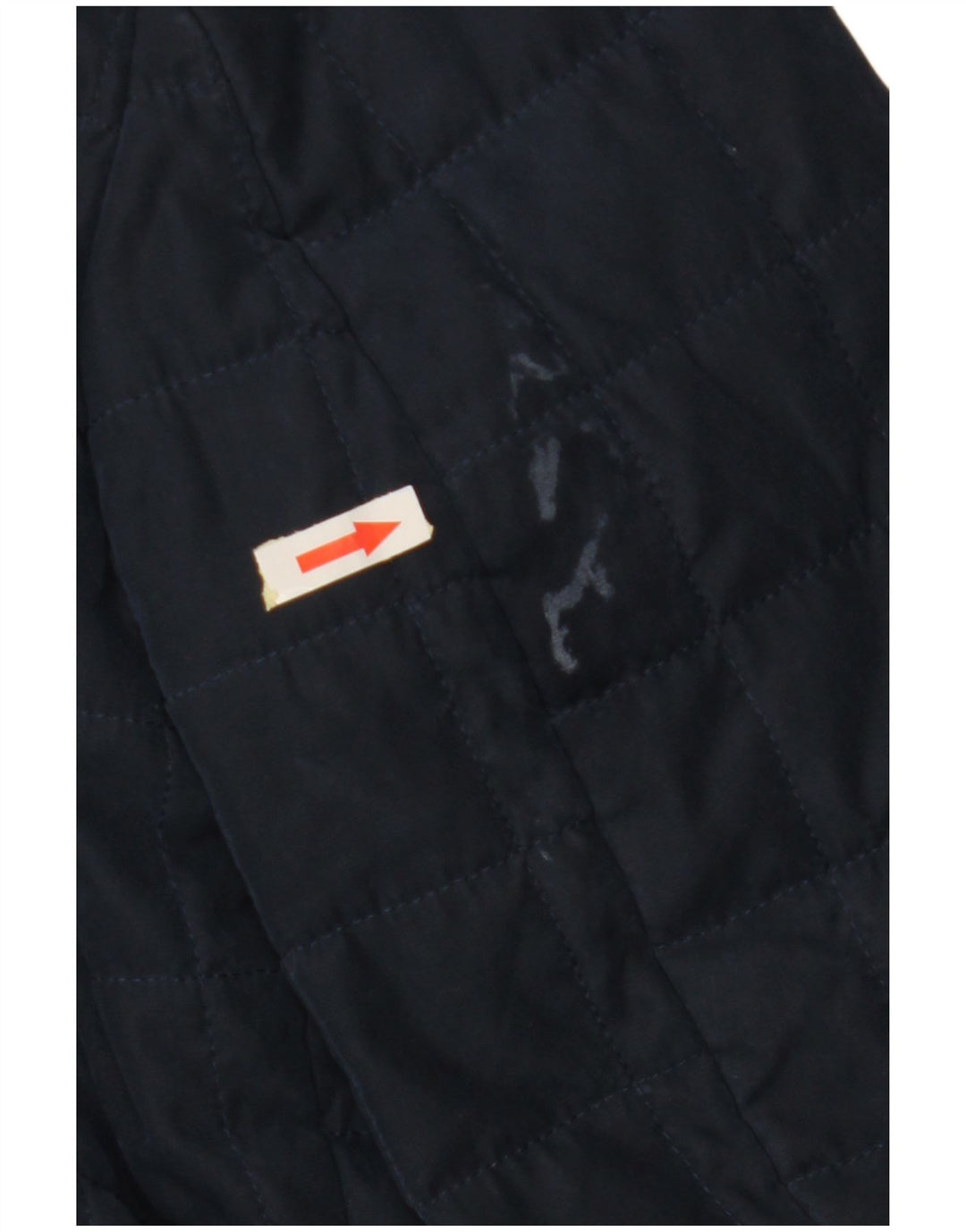 NAUTICA Manteau rembourré à capuche pour femme UK 14 Large Bleu Marine Polyester