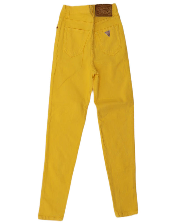Pit Stop Pantalon décontracté taille haute pour femme IT 44 Medium W24 L28 Jaune