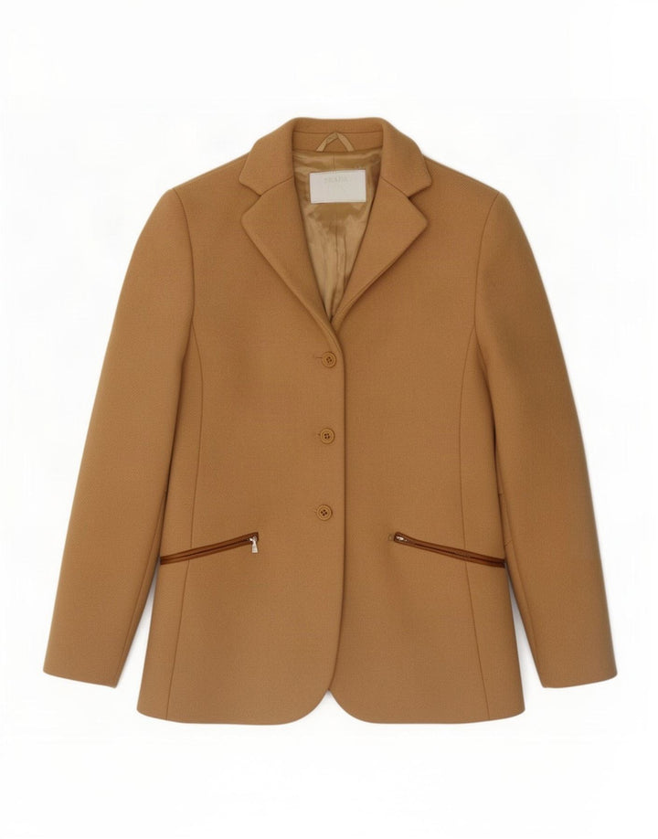 Prada Veste Blazer 3 Boutons Femme IT 38 XS Beige Laine Classique