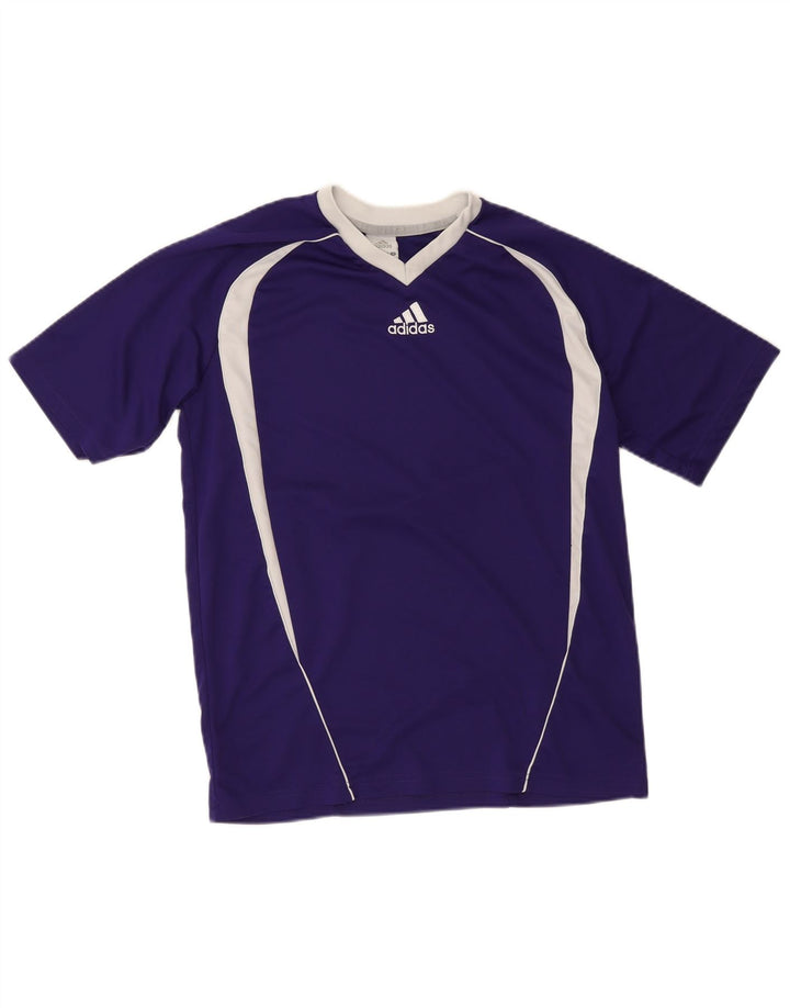 Adidas T-Shirt Homme Haut Petit Violet Colorblock Polyester
