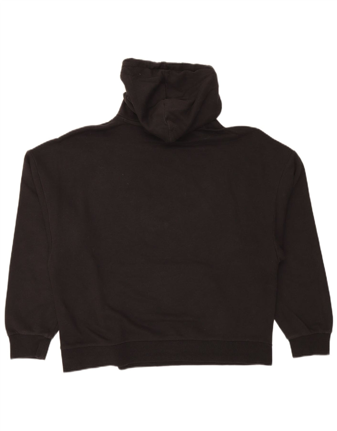 PUMA Pull à capuche graphique pour femme UK 16 Large Noir Coton