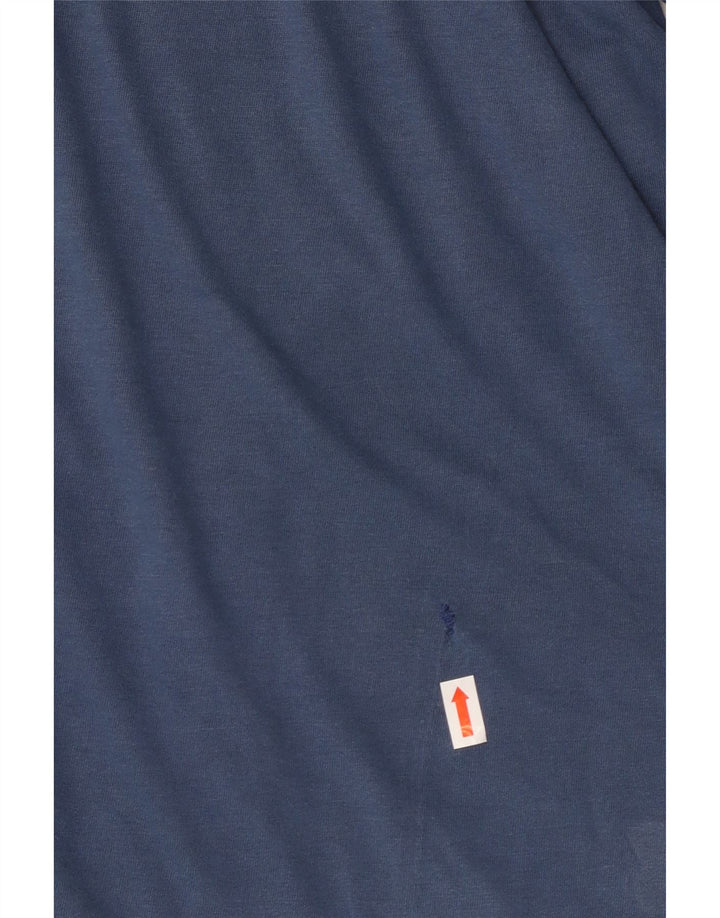 K-WAY T-Shirt Homme Haut Large Bleu Coton
