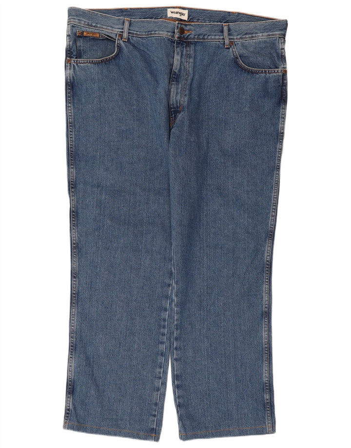 Wrangler Jean Droit Texas Homme W42 L28 Bleu Coton