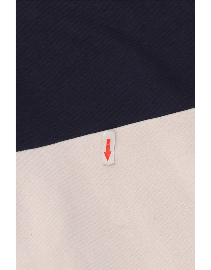 Fila Homme Graphic Sweatshirt Jumper Petit Multicolore Colourblock Coton