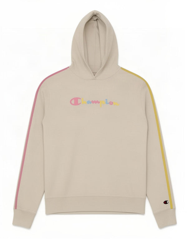 Champion Pull à capuche graphique pour fille 13-14 ans XL Blanc Coton