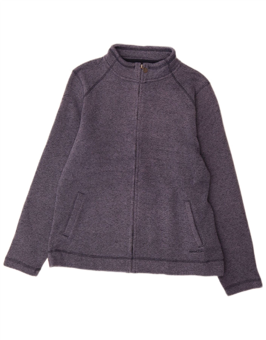 Weird Fish Veste de survêtement pour femme UK 16 Large Bleu marine moucheté