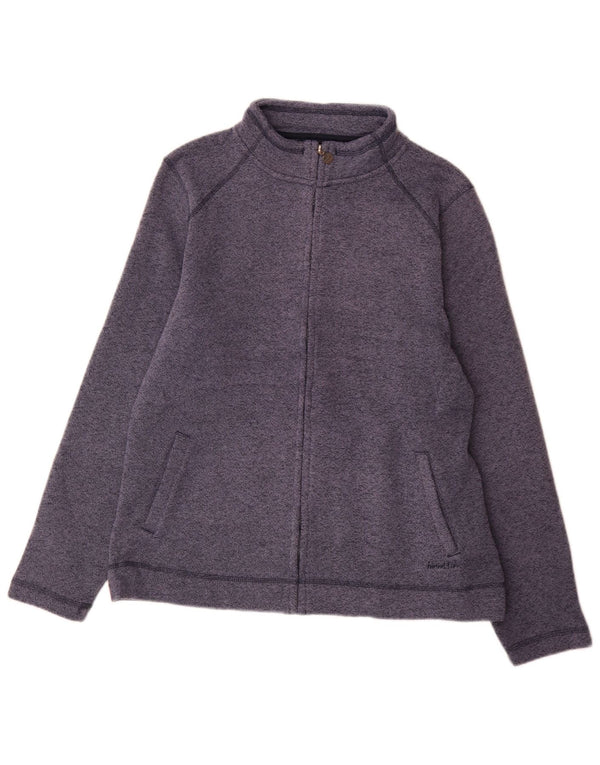 Weird Fish Veste de survêtement pour femme UK 16 Large Bleu marine moucheté