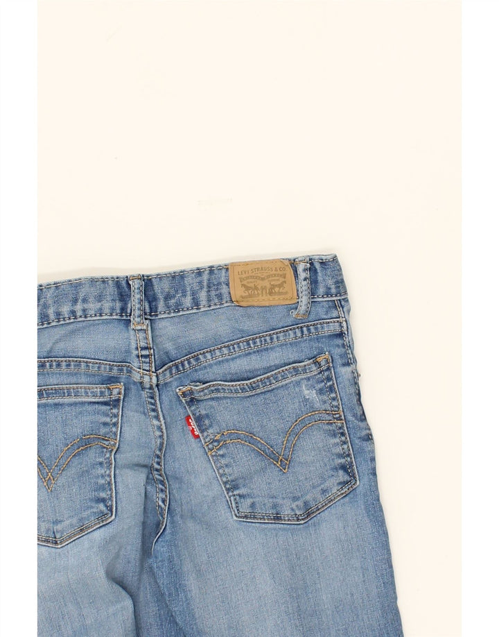 LEVI'S Boys Distressed Slim Jeans 9-10 Years W24 L24 Blue Cotton Vintage Levi's and Second-Hand Levi's from Messina Hembry 