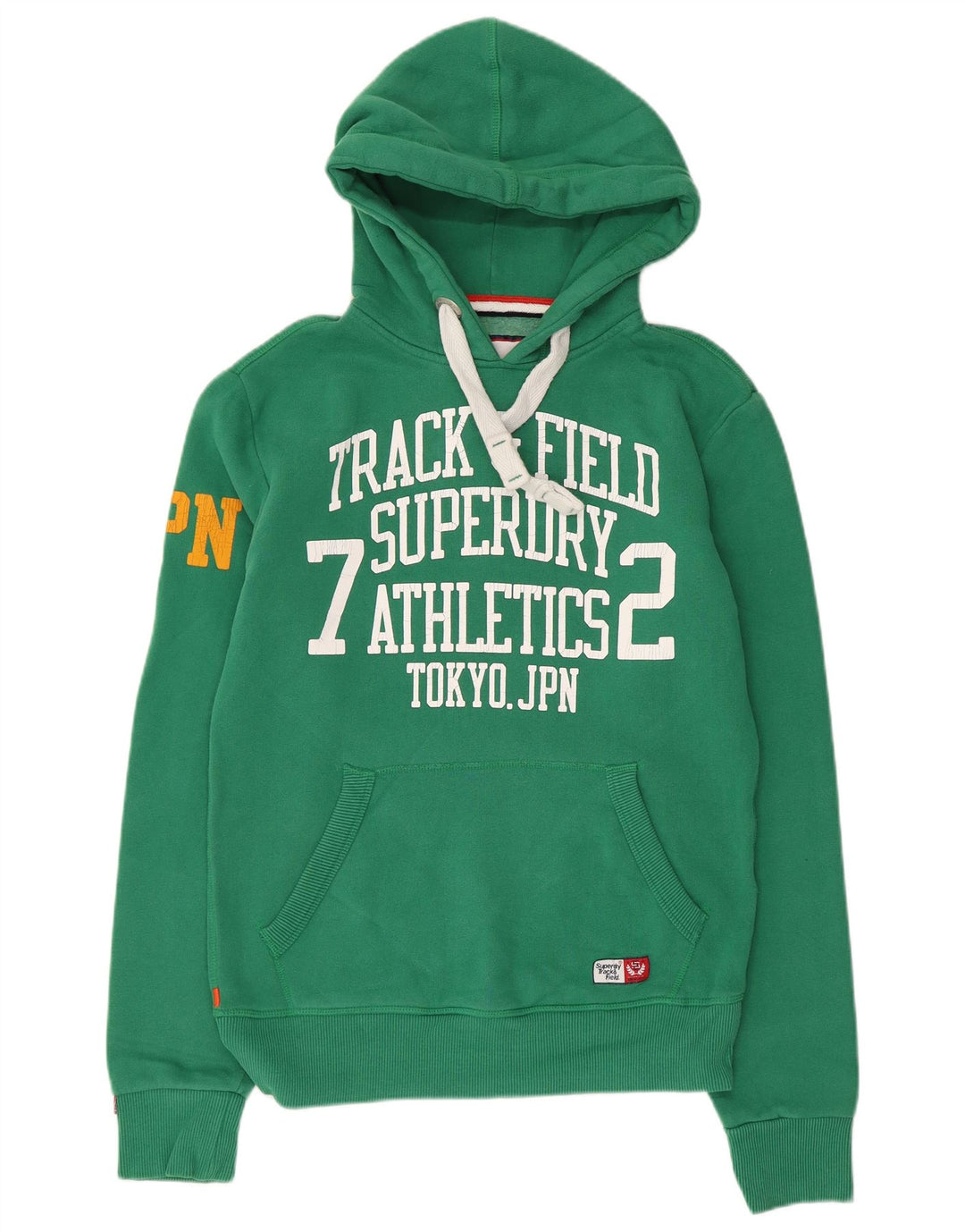 Superdry Pull à capuche graphique en coton vert petit homme