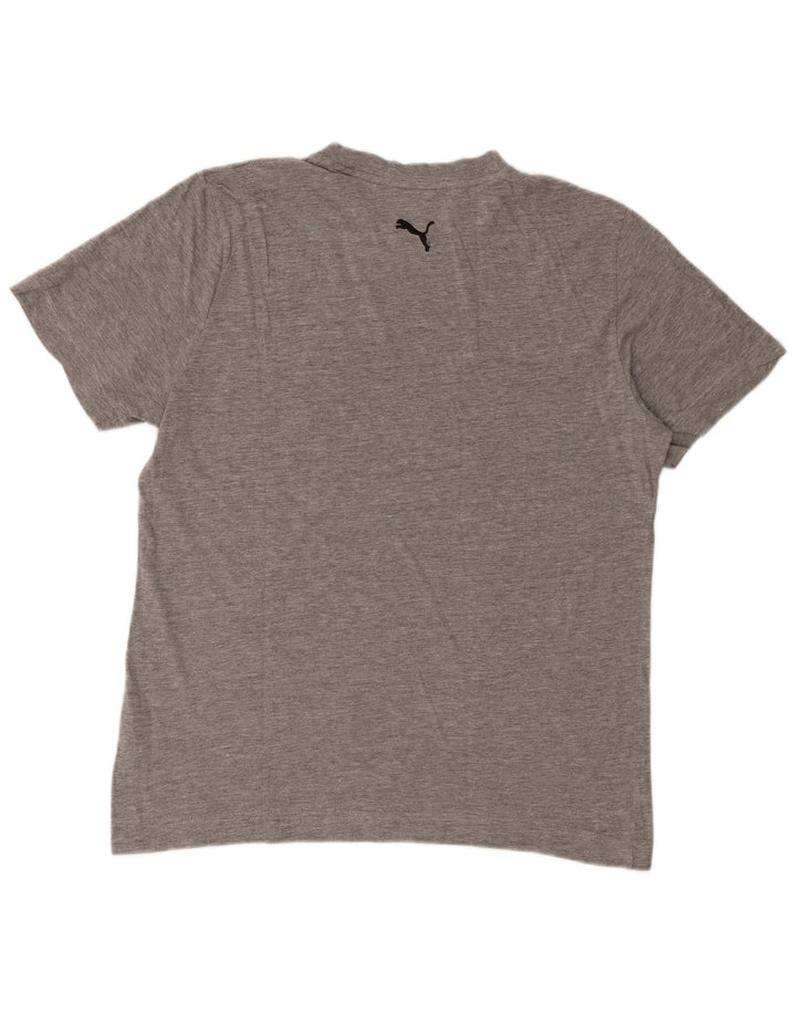 Puma T-Shirt Graphique Homme Grand Gris Coton