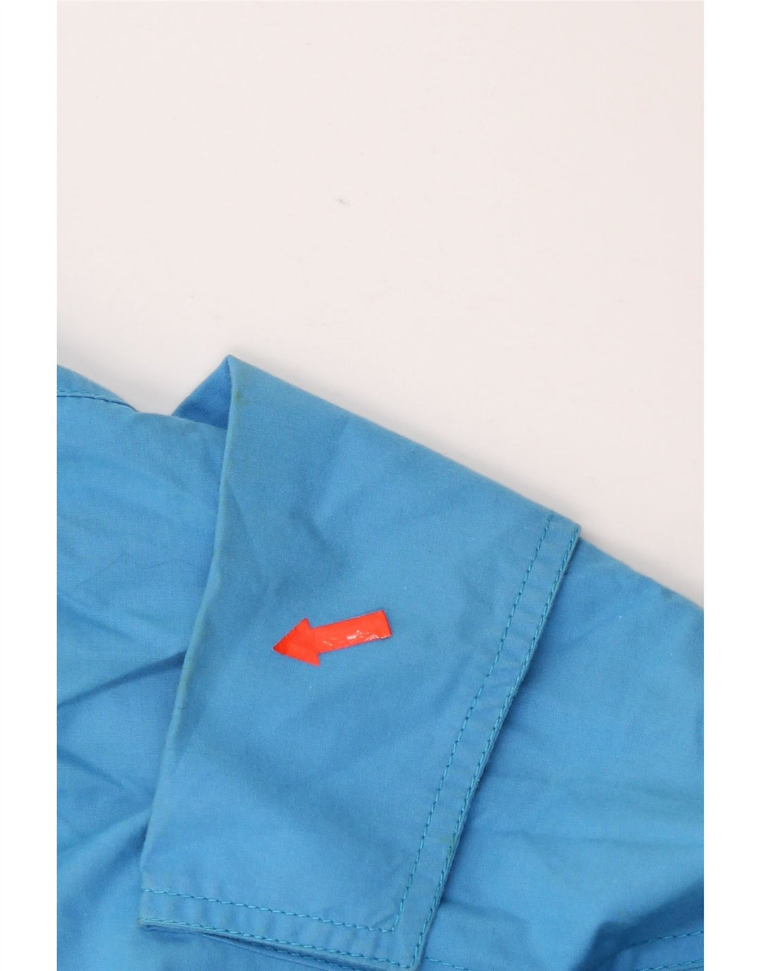 vintage Femme A-Line Jupe Petit W27 Bleu Coton