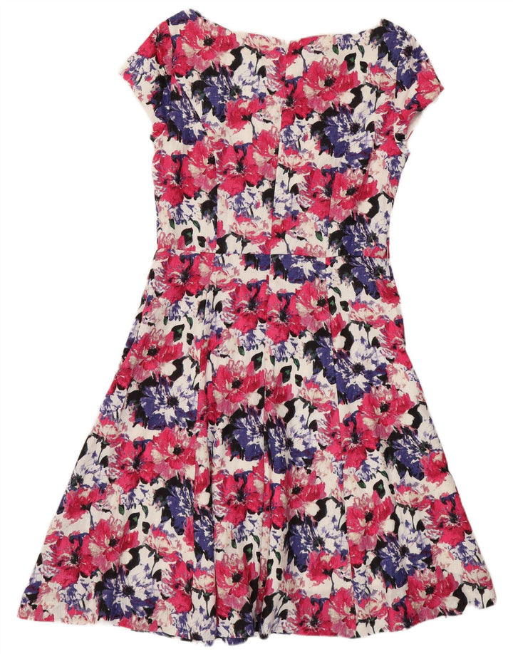 Laura Ashley Robe de thé régulière pour femme UK 12 Medium Multicolore Floral
