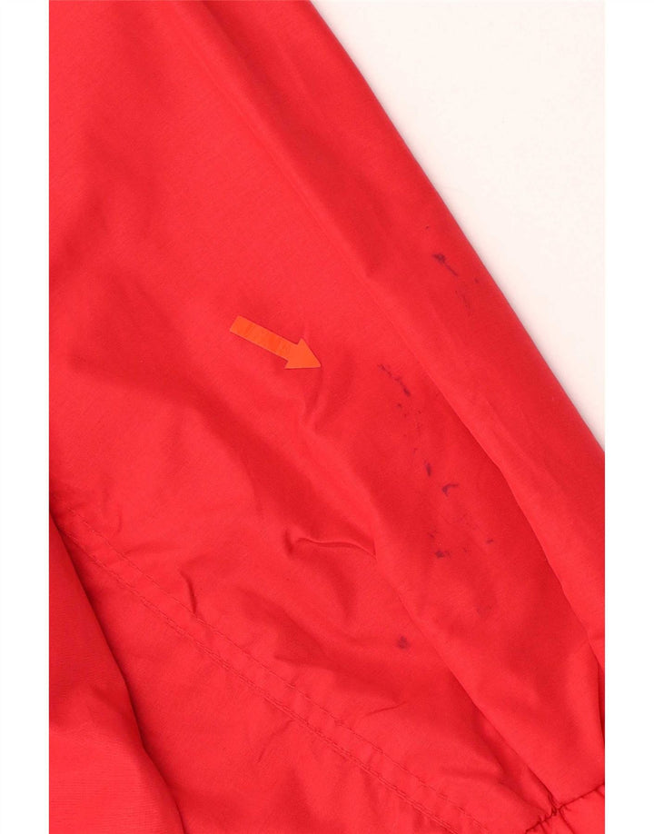 Columbia Veste coupe-vent surdimensionnée pour homme UK 40 Large Rouge Colourblock