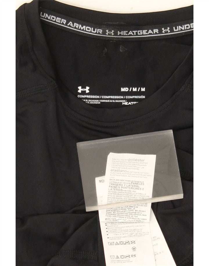 Under Armour Haut Heat Gear Homme Noir Moyen Polyester