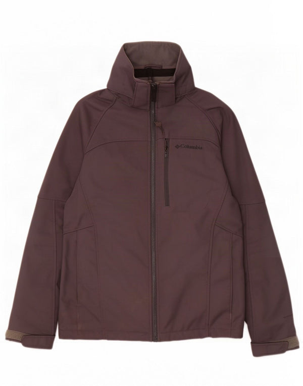 Columbia Veste coupe-vent à capuche Omni-Shield pour homme UK 36 Small Gris