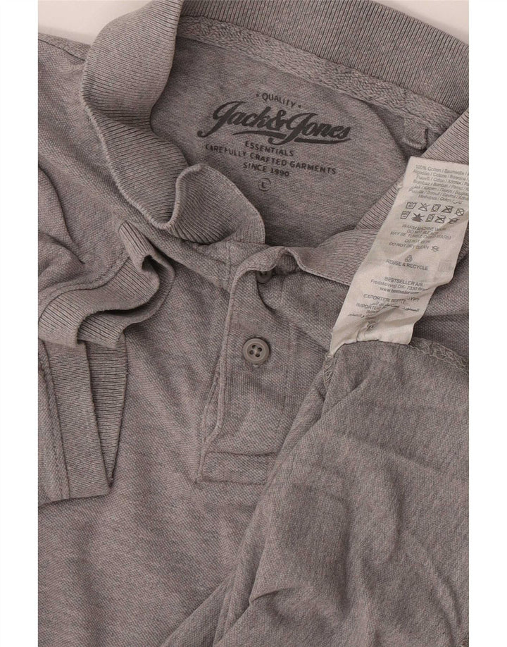 Jack & Jones Polo Homme Large Gris Coton