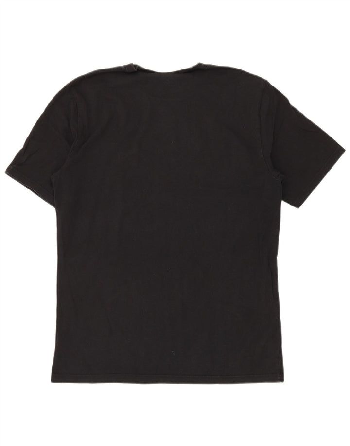 Converse T-Shirt Graphique Homme Noir Moyen Coton