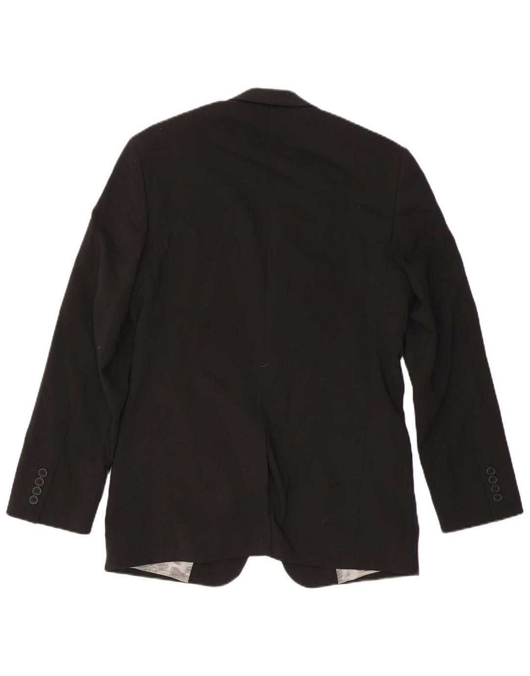 Ted Baker Veste Blazer 2 Boutons Homme UK 38 Laine Noir Moyen