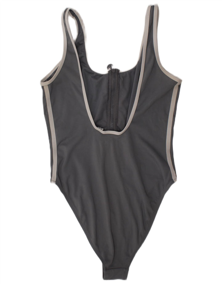 Adidas Maillots de bain pour femmes UK 12 Gris moyen Polyester Sports