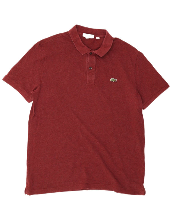 Lacoste Polo Slim Fit pour homme Taille 6 XL Coton marron