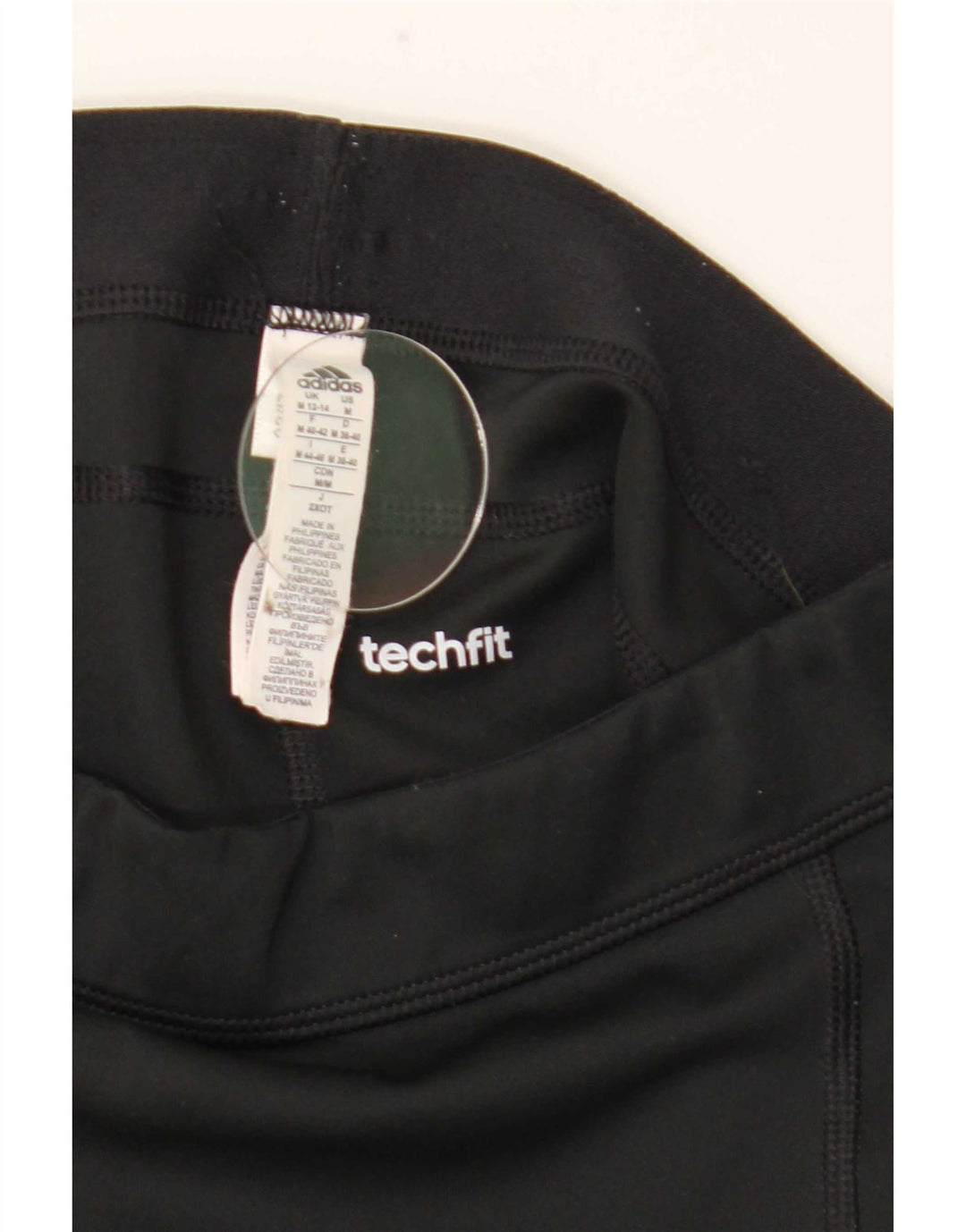 Adidas Climalite Leggings UK 12/14 Medium Noir Polyester