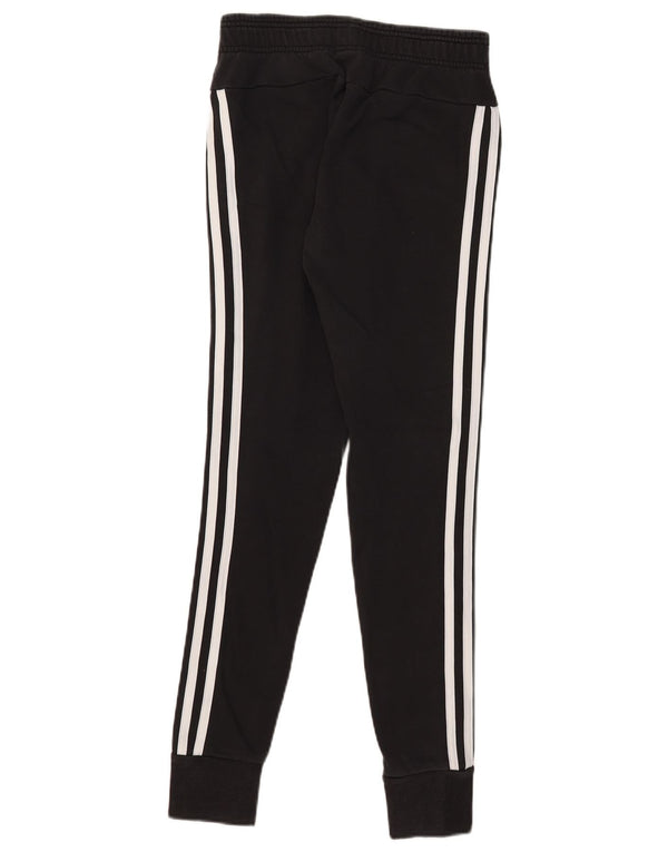Adidas Pantalon de survêtement pour femme Joggers UK 4/6 XS Noir Coton