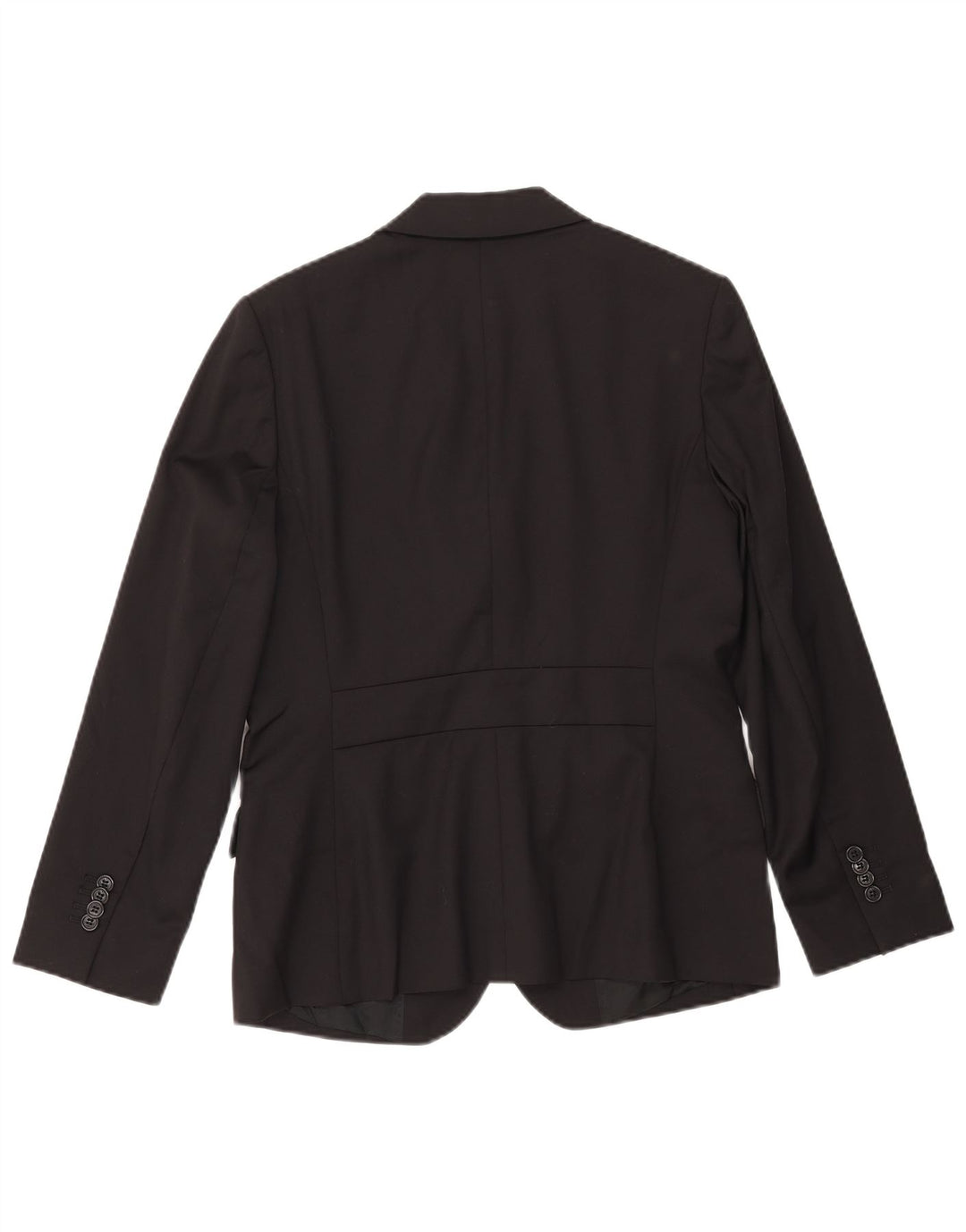 BROOKS BROTHERS Veste blazer à 2 boutons pour femme US 6 Laine noire moyenne