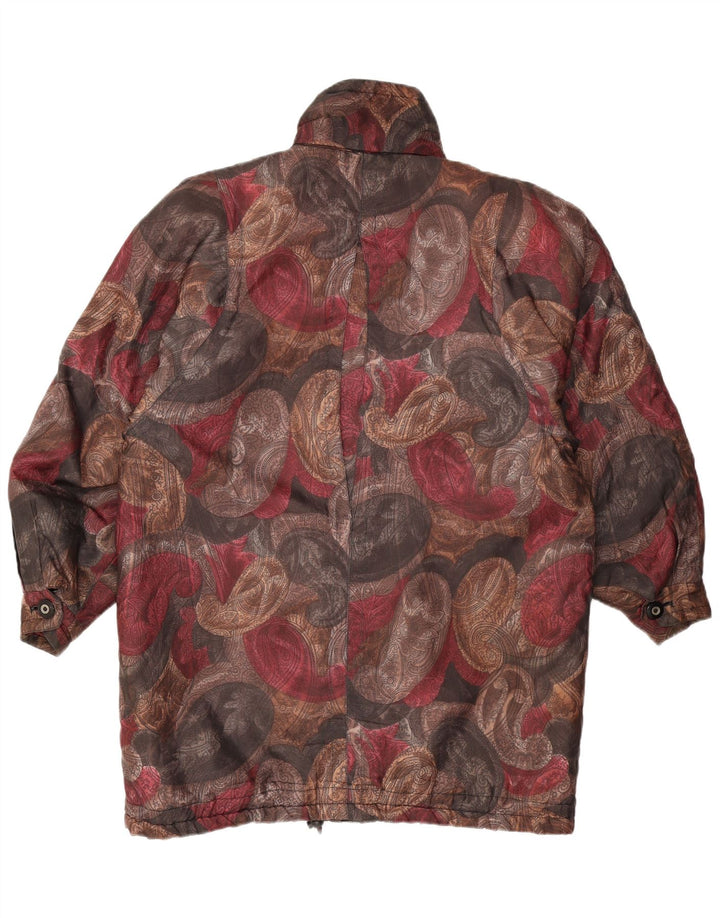 VINTAGE Manteau coupe-vent femme EU 36/38 Petit Paisley multicolore