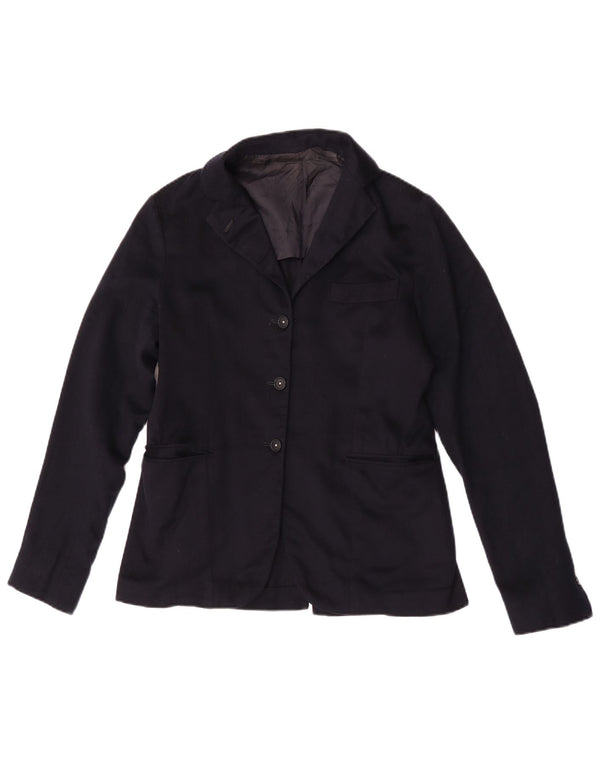 Sartoria Giuseppe Postiglione Veste Blazer Femme UK 12 Bleu Marine Moyen