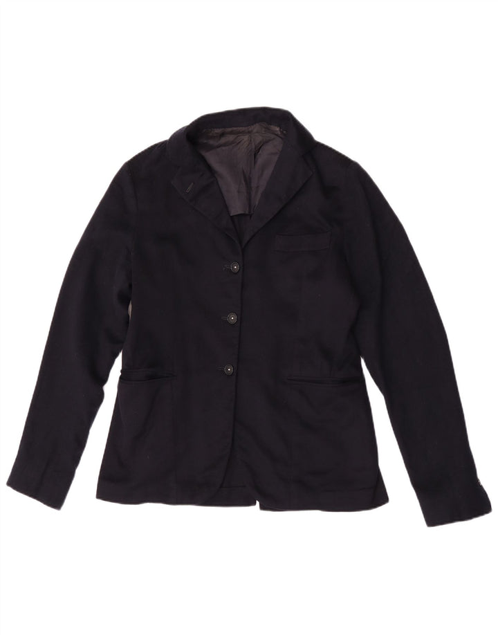 Sartoria Giuseppe Postiglione Veste Blazer Femme UK 12 Bleu Marine Moyen