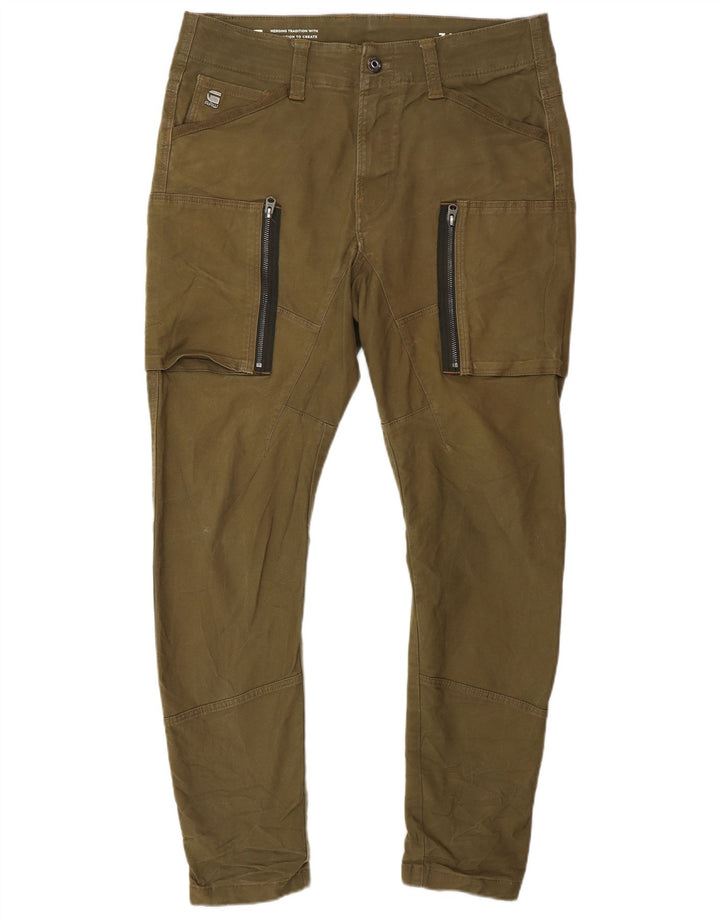 G-STAR Pantalon Cargo Banana Slim Homme W34 L30 Kaki Coton Armée