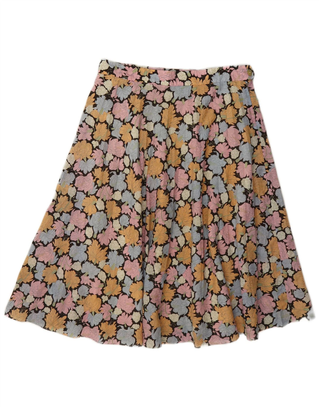 vintage Femmes A-Line Jupe W28 Petit Floral Multicolore