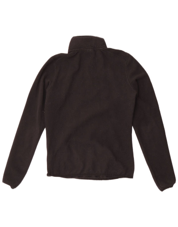 The North Face Pull polaire à col zippé pour femme UK 10 Small Noir Polyester