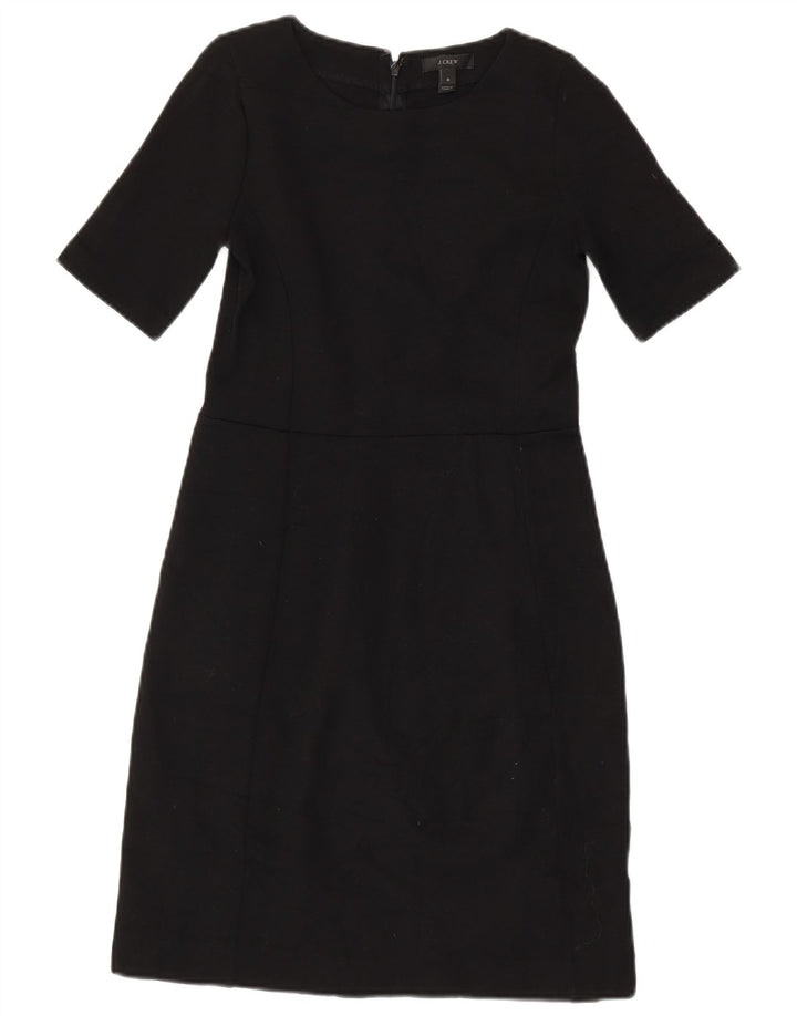 J. CREW Robe fourreau pour femme US 0 XS Laine noire