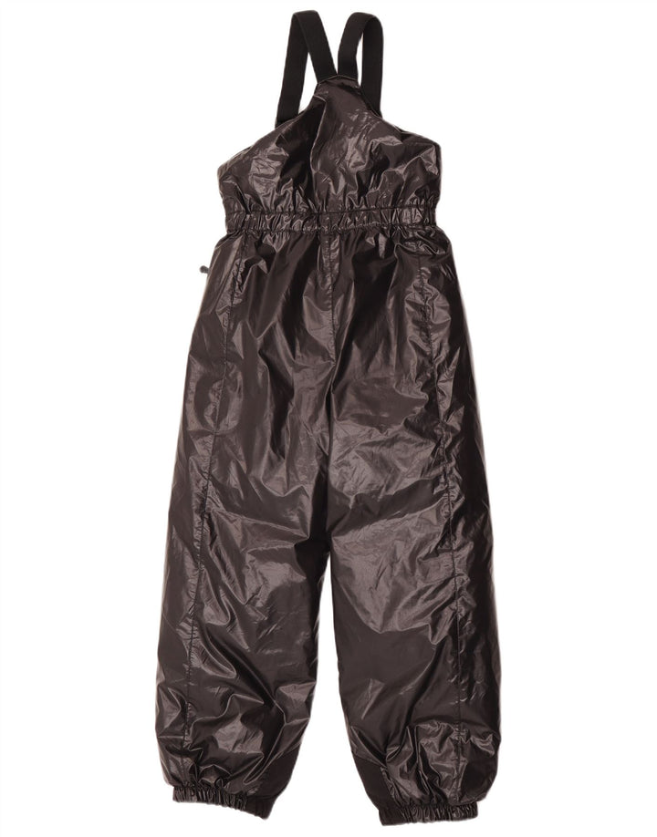 Moncler Pantalon de ski Salopette Garçon 9-10 ans Noir Polyamide Hiver