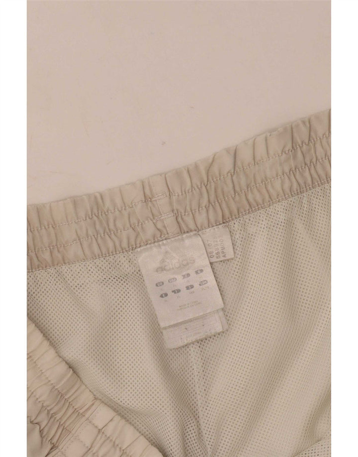 Adidas Short de sport pour homme XL en polyester blanc cassé
