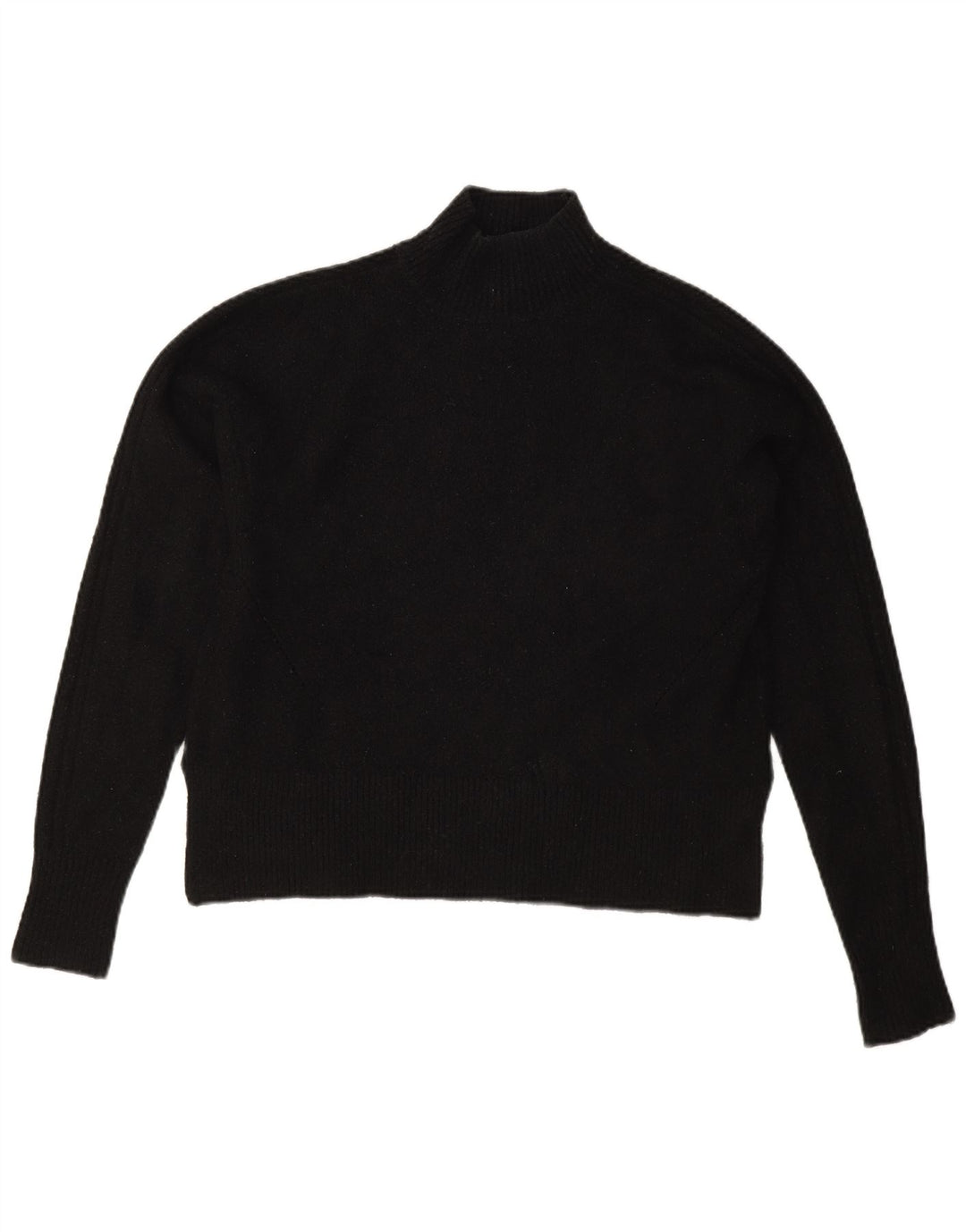 Jack Wills Pull surdimensionné à col roulé pour femme UK 8 Small Noir