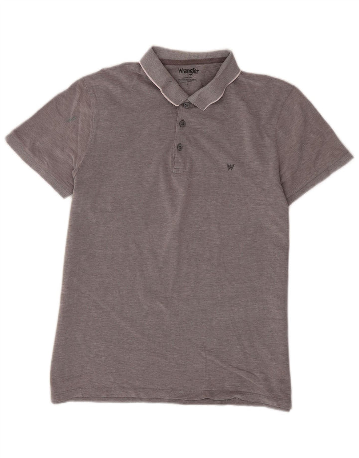 Wrangler Polo Homme Gris Moyen Coton