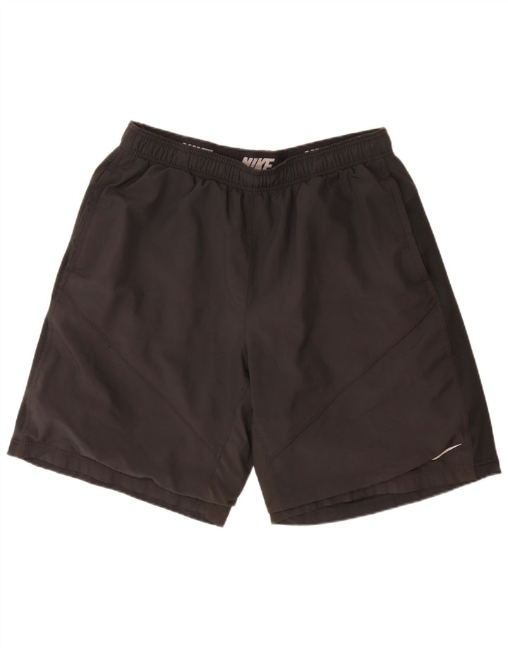 Nike Short de sport Dri Fit pour homme XL Noir Polyester